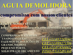 MATERIAIS USADOS DE DEMOLIÇÃO EM SÃO PAULO / SP